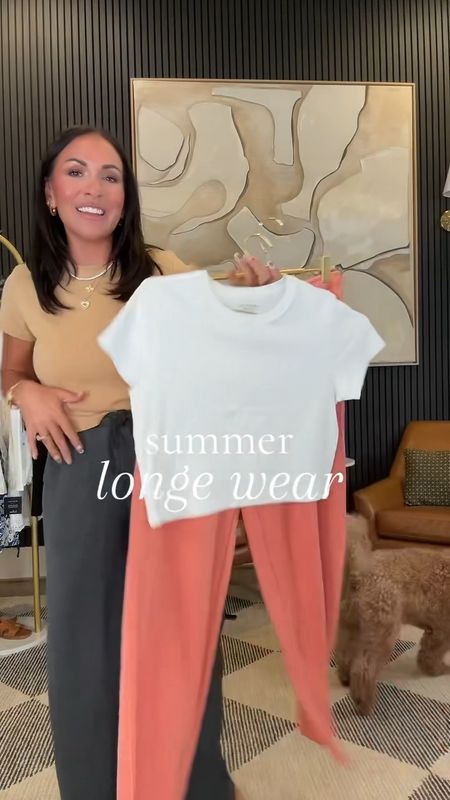 Cozy summer lounge wear 

In a small in tops and xs in pants. 
I’m 5’2, 130 lbs, 34 DD, 25 in waist. 

Everything will be saved in my LTK!

#affiliate #fashionover40 #fashioninspo #petitefashion

#LTKFindsUnder50 #LTKStyleTip #LTKOver40