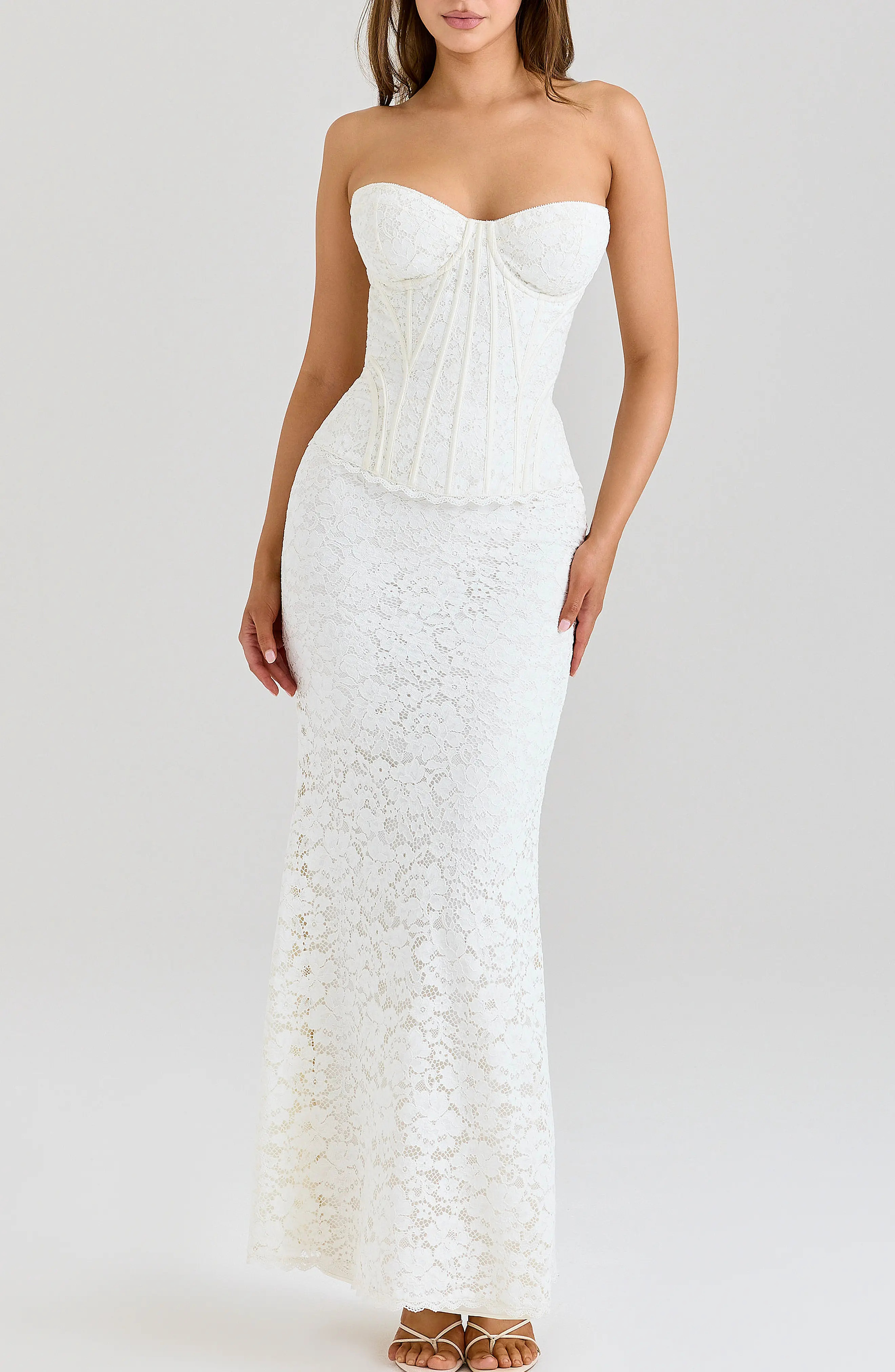 HOUSE OF CB Solaine Lace Corset Gown (Women) | Nordstrom | Nordstrom