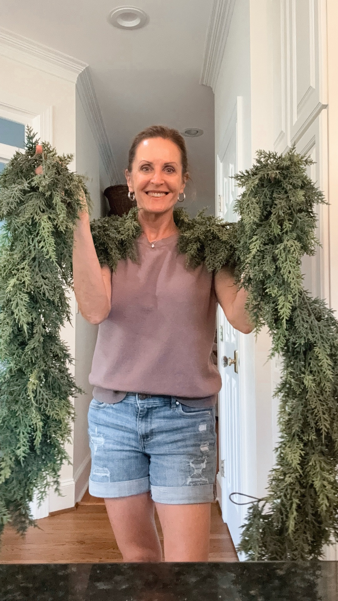 I remember when these cedar garlands were out of my price range and this one isn’t!   This one is 9’ and has an excellent price.  It is real touch and has several colors to make it look more realistic. It also comes in 6’ and that also has a good price point.

#LTKHome #LTKSeasonal #LTKSaleAlert