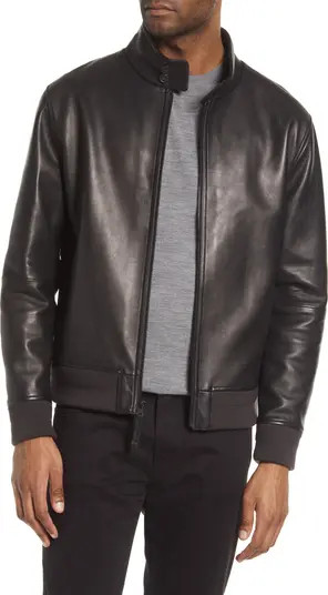 Vince Harrington Leather Bomber Jacket | Nordstrom | Nordstrom