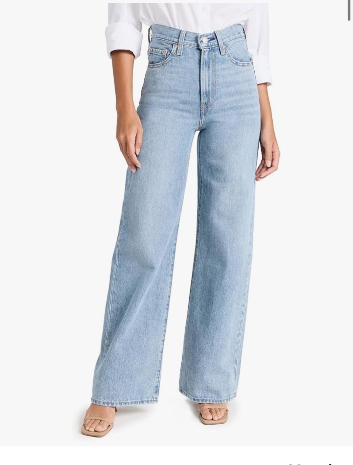 My favorite jeans of all time! High waisted and wide leg which is the perfect combo. They fit TTS. Wearing a 27. 

#LTKStyleTip #LTKFindsUnder100