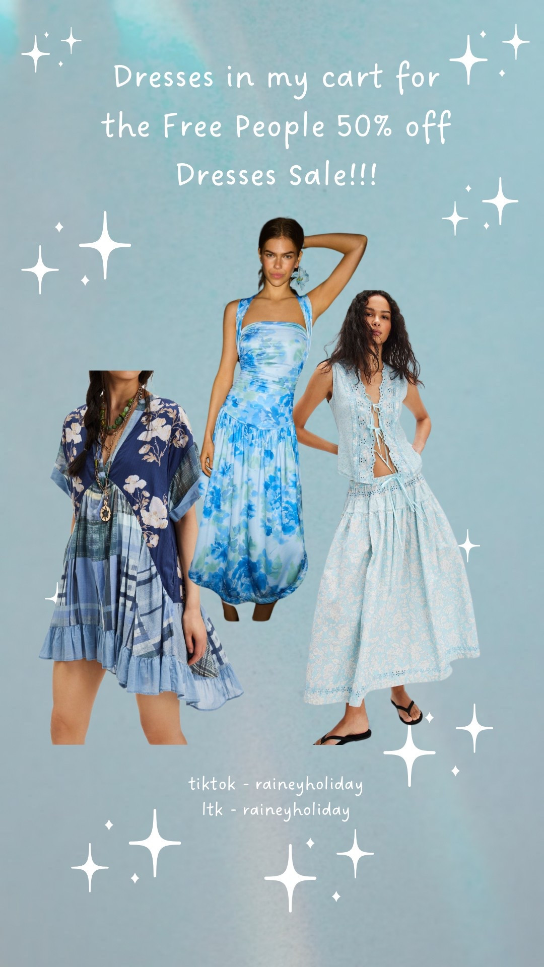 Free People 50% off Dresses Sale! These are a few of my picks :) Part 1!!! Summer Outfit & the perfect Summer Dresses! 💙 would also make the perfect wedding guest dresses!

#LTKWedding #LTKSaleAlert #LTKStyleTip