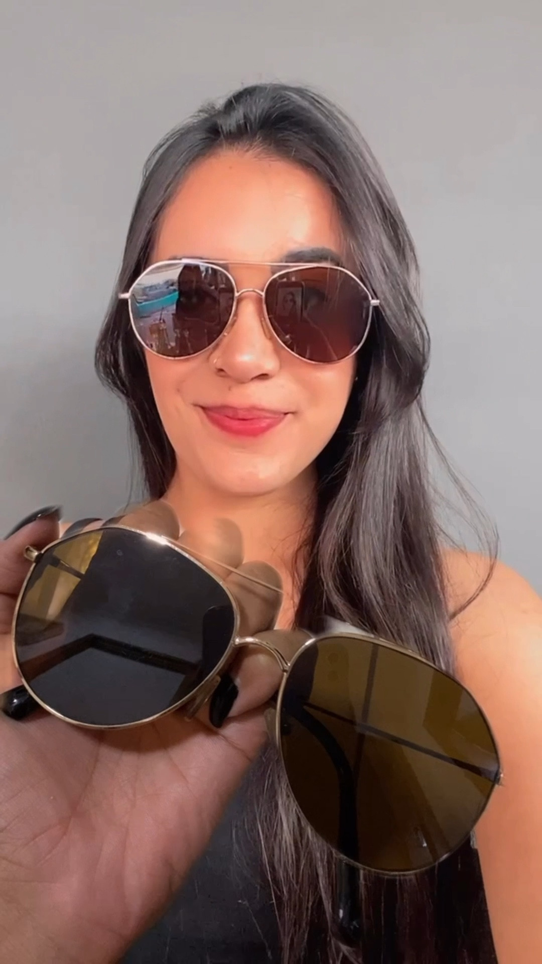 O óculos modelo aviador é um item indispensável na sua bolsa ou mochila! O que mais amo nele é o fato de ser um modelo unissex! ❤️

#LTKCyberSaleDE #LTKCyberSaleFR #LTKbeauty