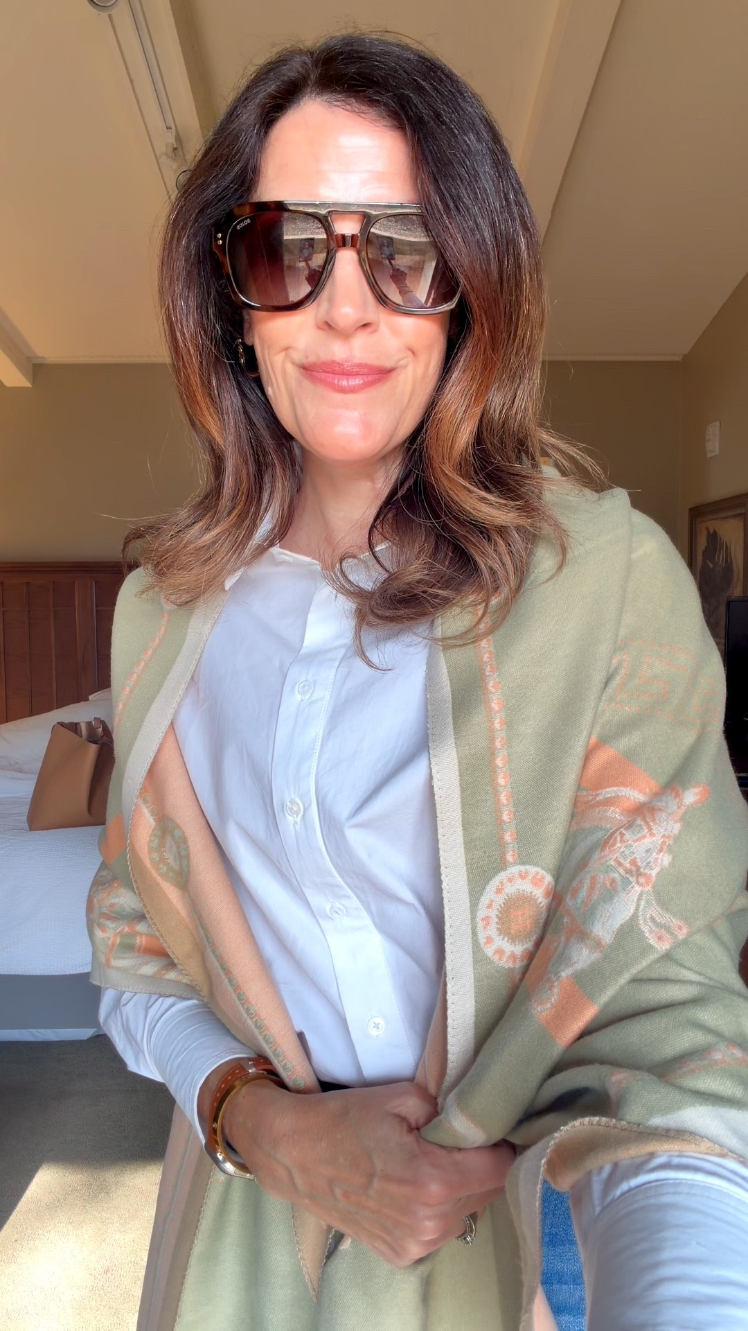 This reversible pashmina shawl wrap is the perfect color combo for early spring and had me feeling very chic the last day of our women’s retreat at Lake Guntersville. A truly great layering piece ✨Also, these new jeans from Social Threads (Risen) are SO good…I got several compliments and they are only $74! Wearing size 26 which is TTS! 

#LTKootd #LTKTravel