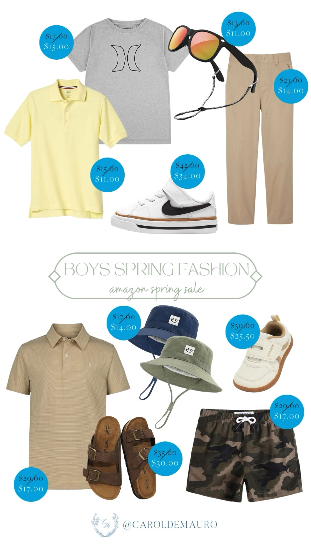 The Amazon Spring Sale is the perfect time to snag these high-quality boys’ essentials, from casual Hurley tees to the cutest neutral sandals. These classic spring finds are currently on major discount, so grab your favorites now to get them ready for the warmer weather!

boys spring fashion, outfit inspo, nike, casual look, mom approved, affordable style, toddler wardrobe, kids fashion, creator favorites 2026

#LTKU #LTKSaleAlert #LTKSeasonal