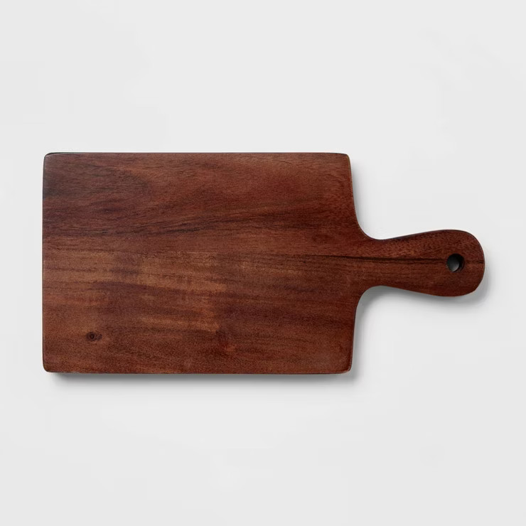 10" x 5" Wooden Single Serve Mini Cheese Board - Threshold™ | Target
