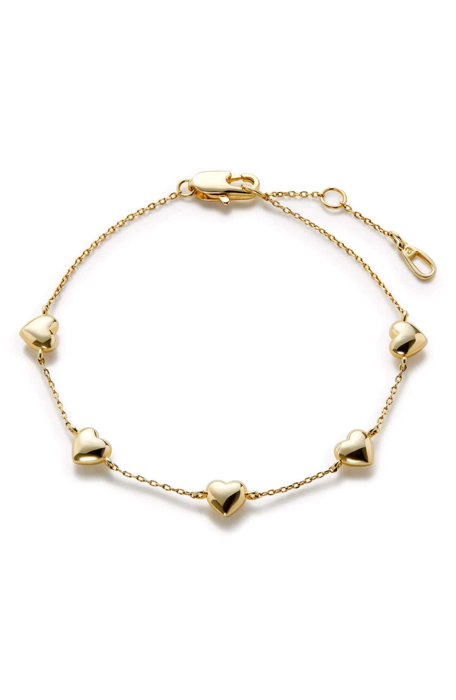 Ana Luisa Lani Puffy Heart Station Bracelet | Nordstrom | Nordstrom