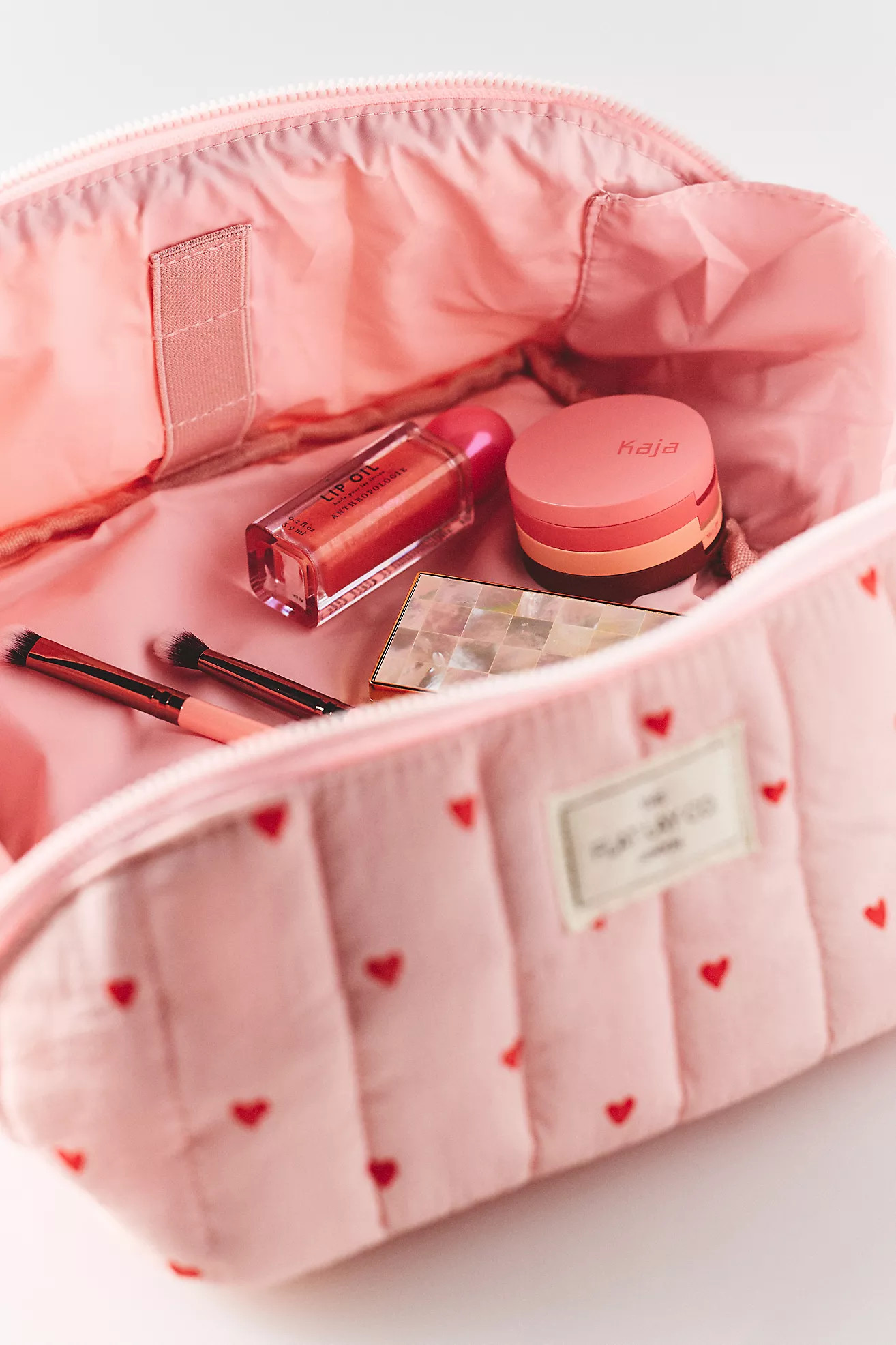 The Flat Lay Co. Marshmallow Flat Lay Makeup Box Bag | Anthropologie (US)