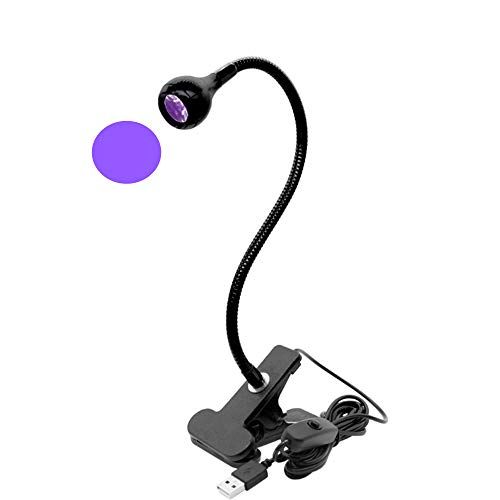 ZOELASS Upgraded Big Chip 395nm UV LED Black Light fixtures with Gooseneck and clamp for UV Gel N... | Amazon (US)
