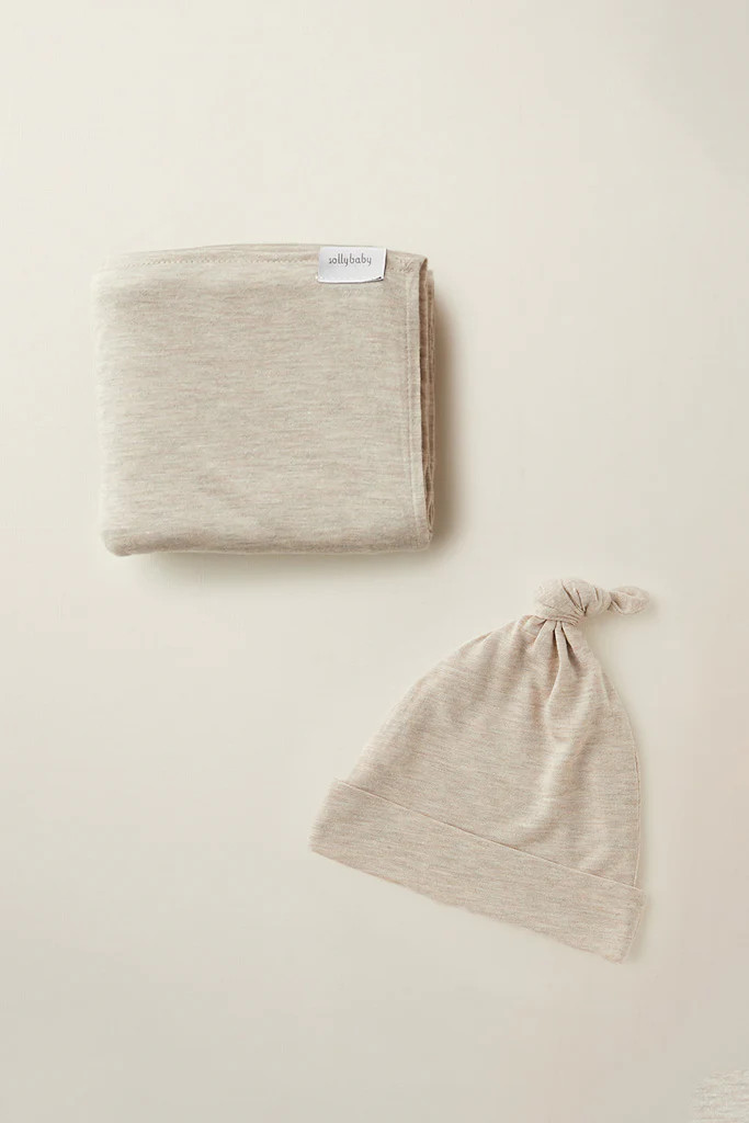 Flax Swaddle + Hat Set | Solly Baby