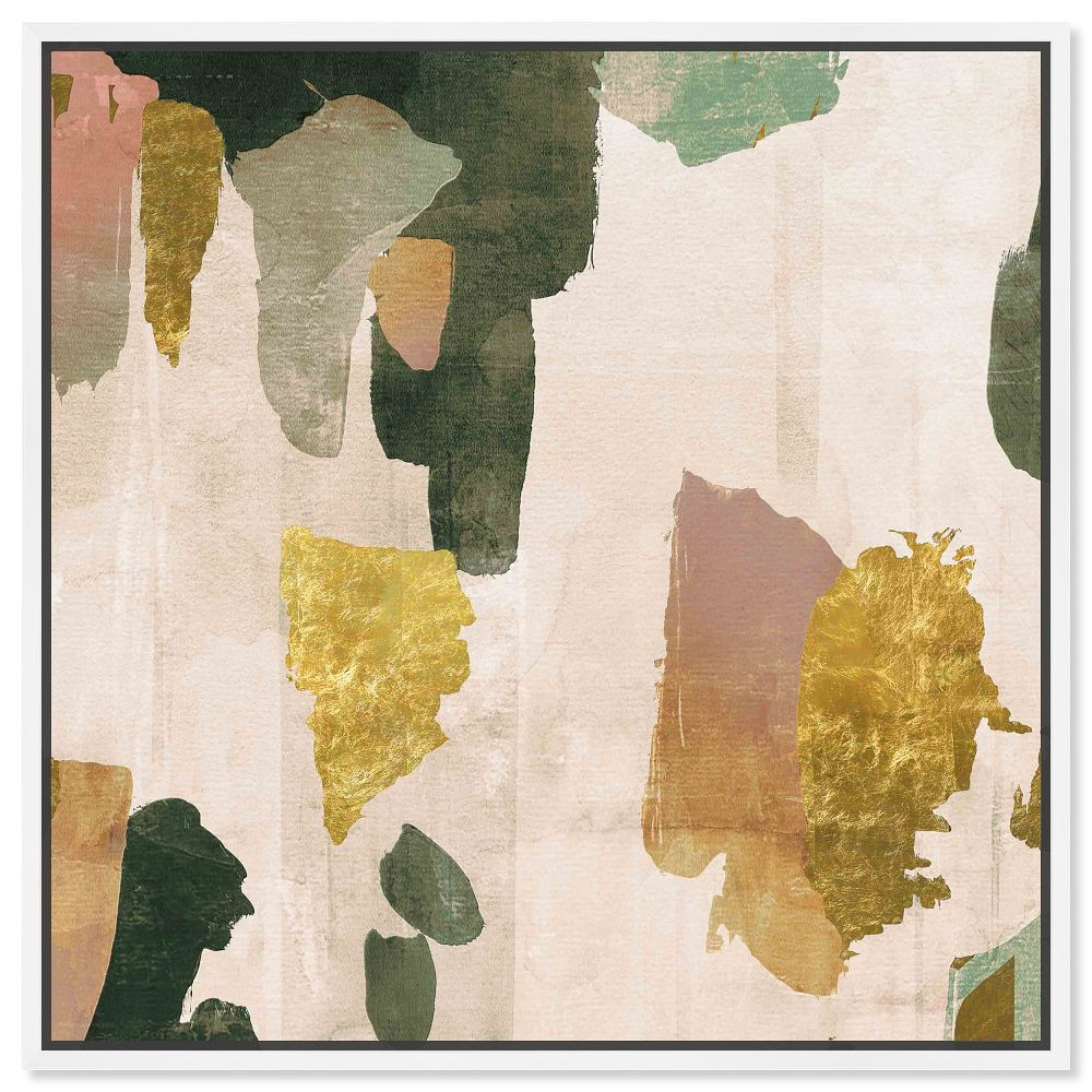 Paint Patch Cascade Framed Canvas Wall Art | West Elm (US)