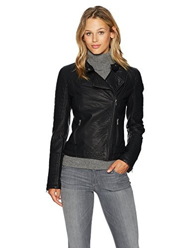 cupcakes and cashmere Women's Ezmerelda Textured Vegan Leather Jacket | Amazon (US)