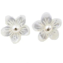 Blossom pearl stud | Meg Carter Designs