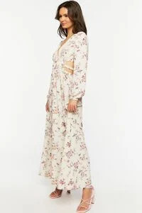 Cutout Floral Print Maxi Dress | Forever 21 (US)
