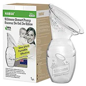 Amazon.com : Haakaa Breast Pump with Silicone Nipple Silicone Breastfeeding Pump Manual Breast Pu... | Amazon (US)