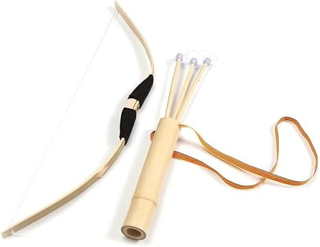 Safe Children's Wooden Bow and Arrow 丨 Train Play Wood Bow and Arrow Set There are 5 Arrows in ... | Amazon (US)