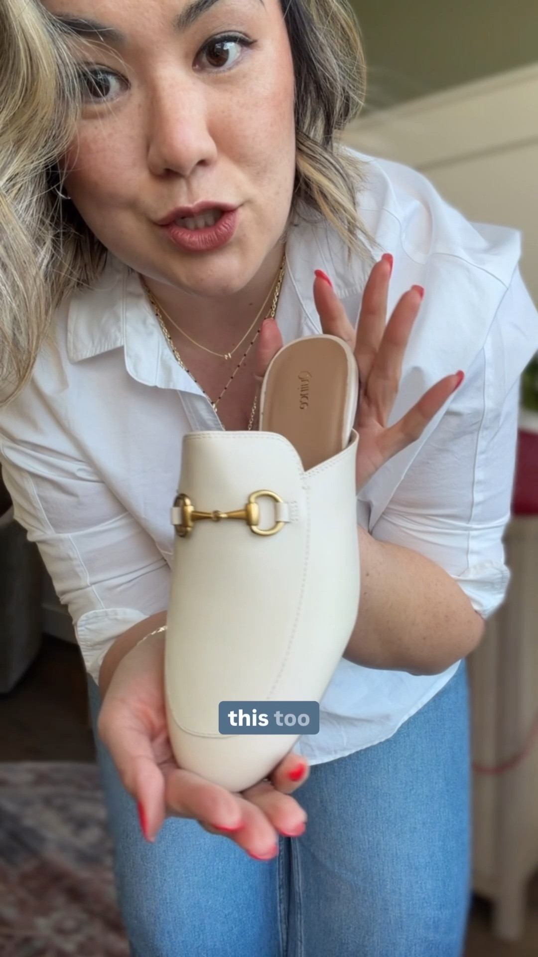 Love both pairs in this ivory shade! Not stark white, but just perfect to go with everything. I took both of these shoes in my true size  

#LTKMidsize #LTKOver40 #LTKootd