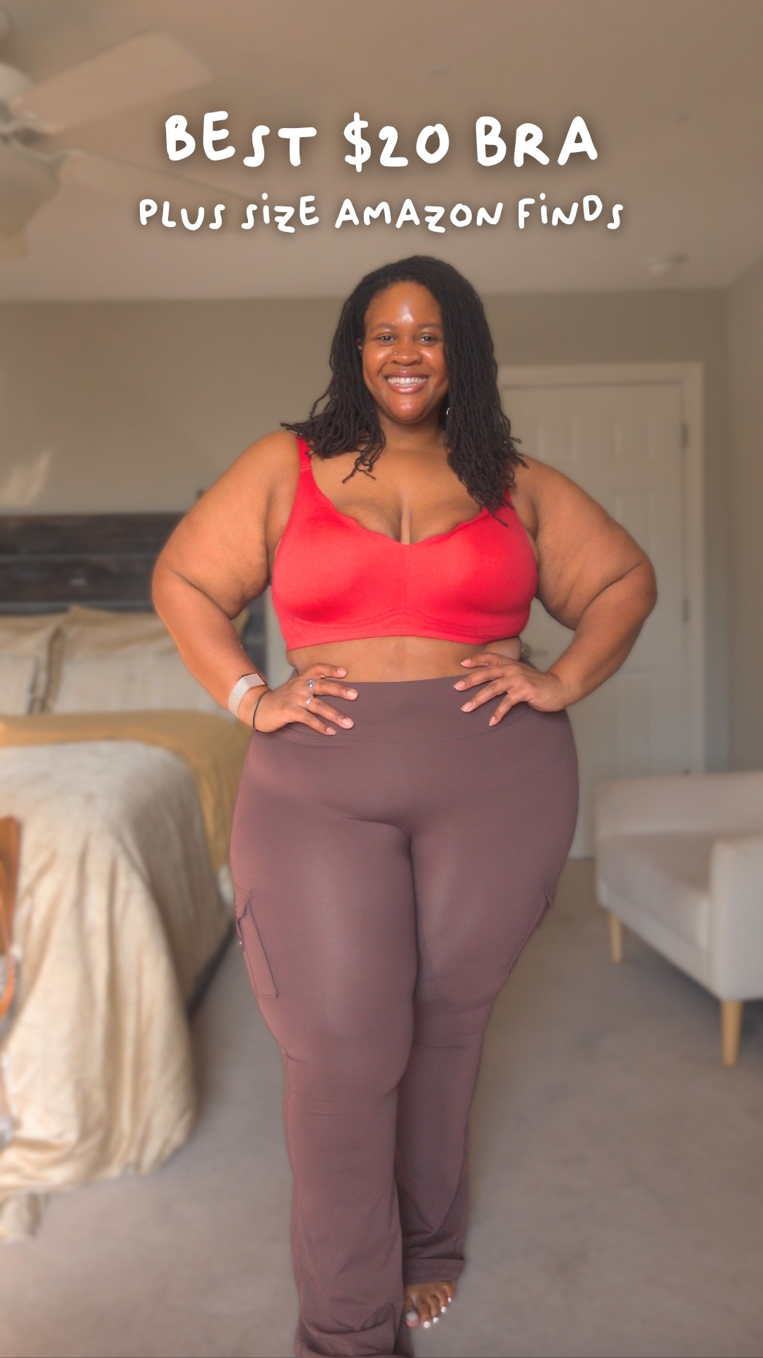 A wireless, seamless bra for $20??? Yes please! And it fits my 42DDs perfectly. I’m wearing a size 3X in all colors 🤗 I also linked to the pants and crop top! They are in a size XXL & I’m wearing the crop top in a size 22. 

#LTKFindsUnder50 #LTKPlusSize #LTKgrwm