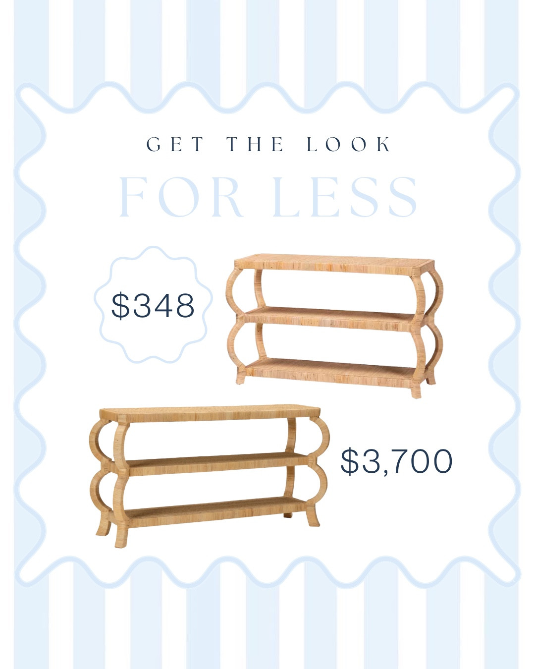 Bringing the designer classic coastal vibes without the price tag 🏷️ ✨ before splurging- check these rattan look for less options out! 

Amazon home decor, Amazon furniture, Serena and Lily style, coastal home decor, budget friendly, Amazon sale, Amazon deal

#LTKHome #LTKStyleTip #LTKSaleAlert