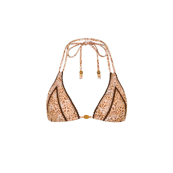 Decorative Panel Halter Bikini Top - Wild Skies | Kulani Kinis US