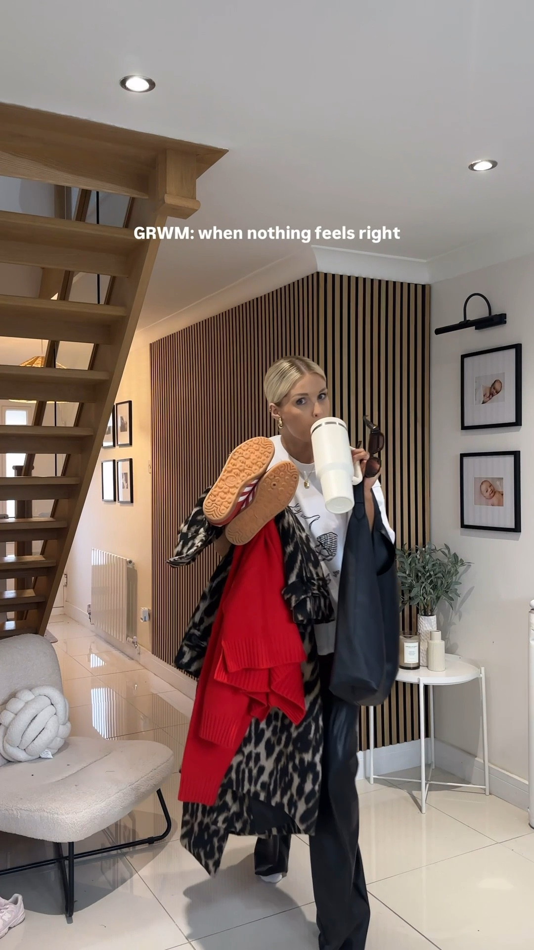 Comfort over everything… but still feeling a bit like me again 🫶🏼 nothing like a good elasticated waist leather look pair of trousers and a colour knit to make me feel confident again 💁🏼‍♀️❤️ 

I just LOVE the colour red, I feel like it’s my confidence colour! Anyone else have a colour they just naturally gravitate to?⬇️❤️

Linked this full look on LTK 💻 

#LTKautumn #LTKuk #LTKstyletip