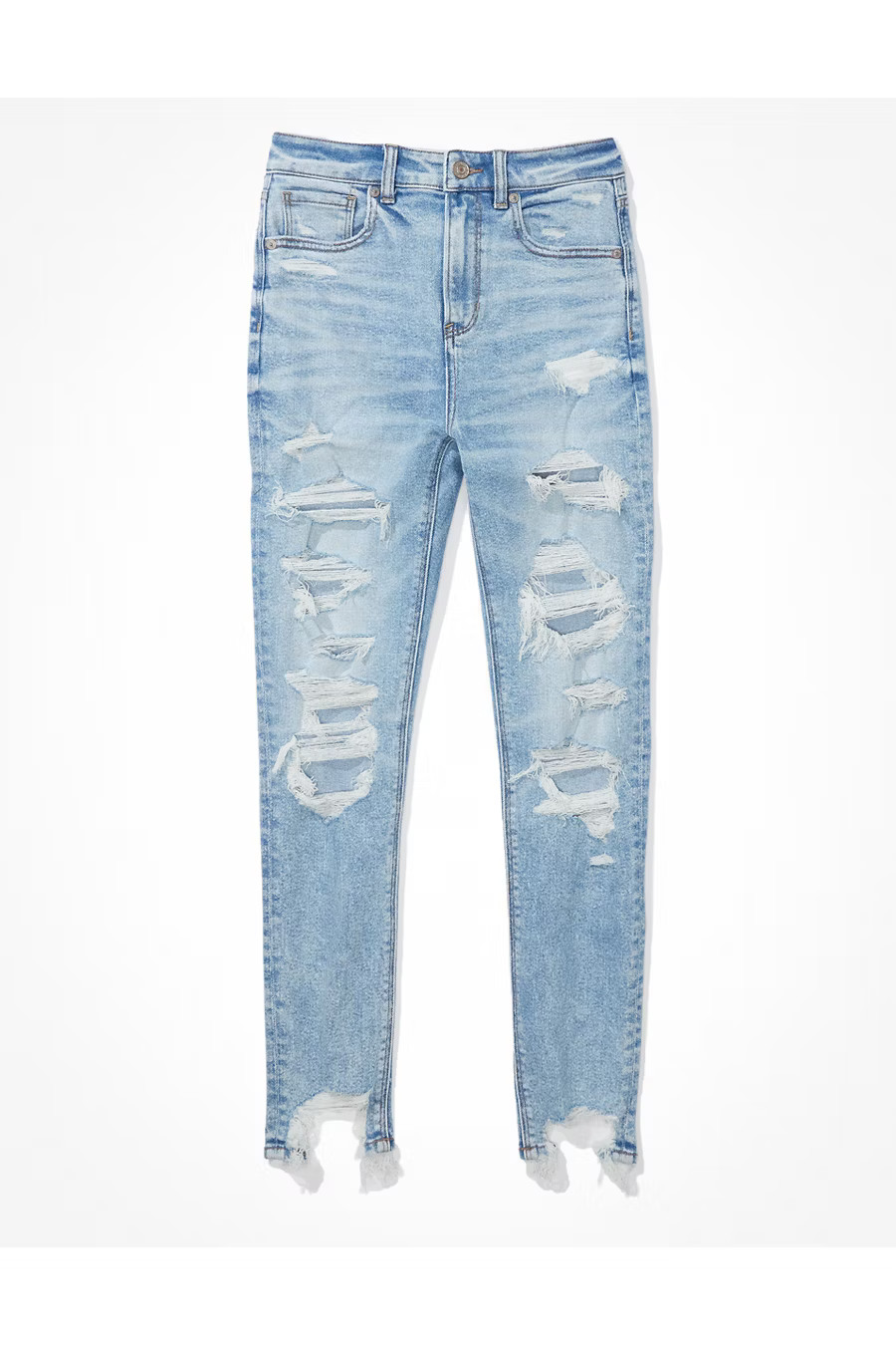 AE Stretch Ripped Mom Jean | American Eagle Outfitters (US & CA)