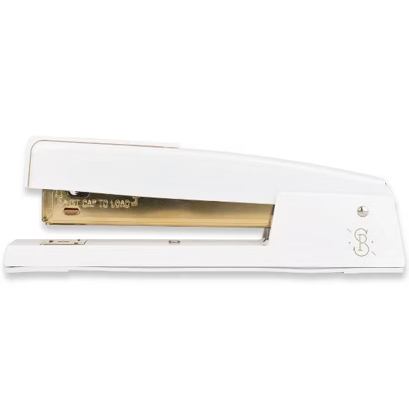 20 Sheet Capacity Stapler White/Gold - Sugar Paper™ | Target