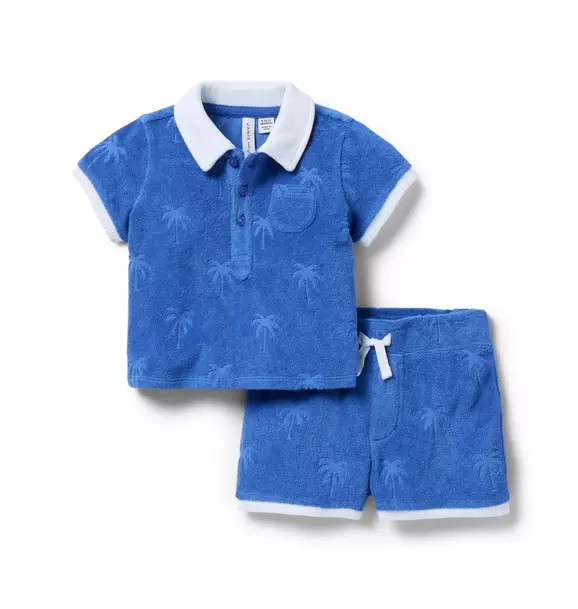 The Terry Palm Matching Baby Set | Janie and Jack