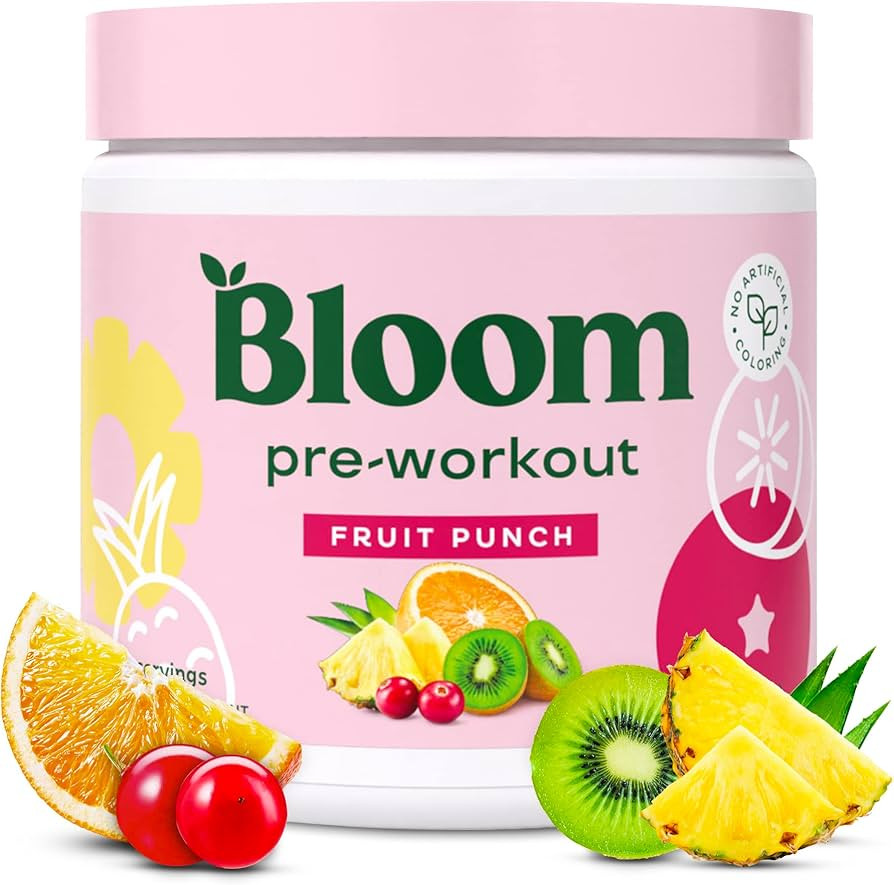 Bloom Nutrition Pre Workout Powder, Amino Energy with Beta Alanine, Ginseng & L Tyrosine, Natural... | Amazon (US)
