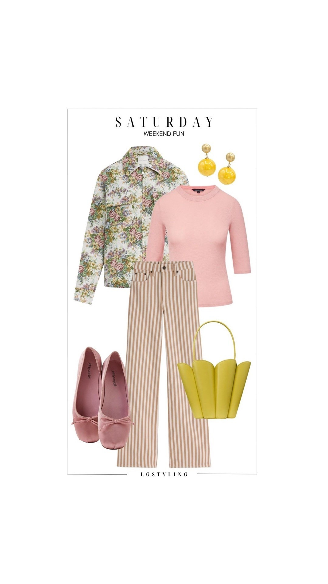 SATURDAY – Weekend Fun



A playful mix of color and pattern for weekend plans. A soft pink knit paired with striped trousers keeps the look light and spring-ready, while the floral jacket adds personality. Finished with ballet flats, statement earrings, and a bright sculptural bag for an outfit that feels fun but still polished.

Weekend dressing should always feel this joyful.

#LTKWeekendStyle #SpringOutfits #ColorfulStyle #PatternMixing #CasualChic #BalletFlats #SpringWardrobe #LTKSpringStyle #FunFashion #LTKStyle

 

#LTKootd #LTKgrwm