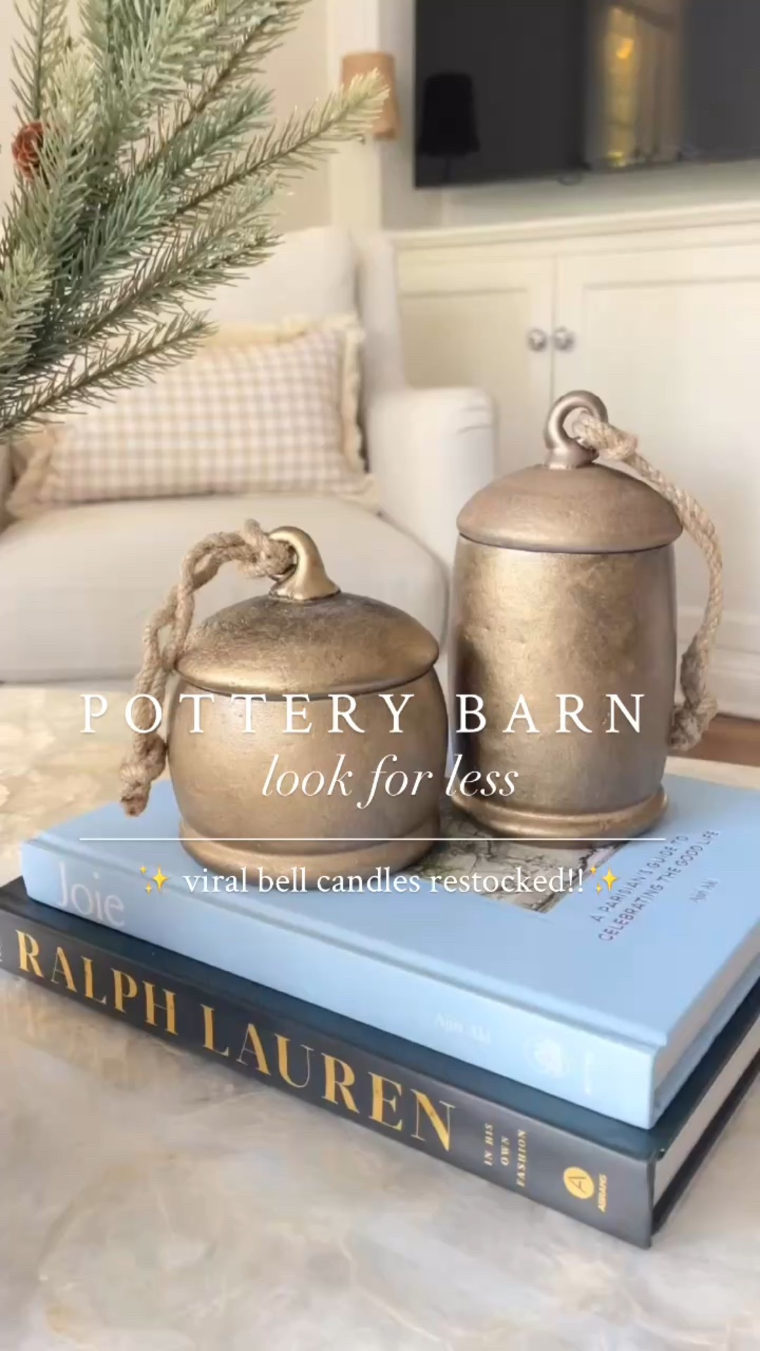 Omg yes!! These viral Pottery Barn look for less holiday bell candles were just restocked online!! 🙌🏻🤩🏃🏼‍♀️

Sold out so fast last year, available in 3 sizes & scents from $19.99 - $34.99!! Would also make a great gift! All 3 sizes available right now!!

✨p.s. more Holiday new arrivals also linked!!✨

#LTKHome #LTKSeasonal #LTKFindsUnder50