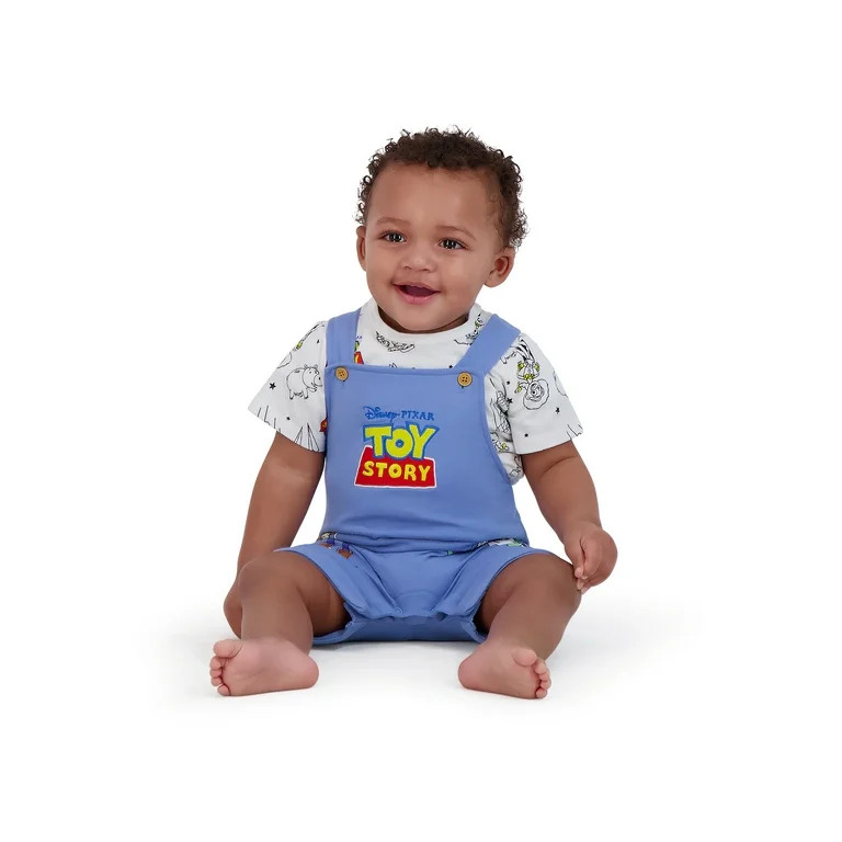 Toy Story Baby Boy Shortall Set, Sizes 0/3 Months-24 Months | Walmart (US)