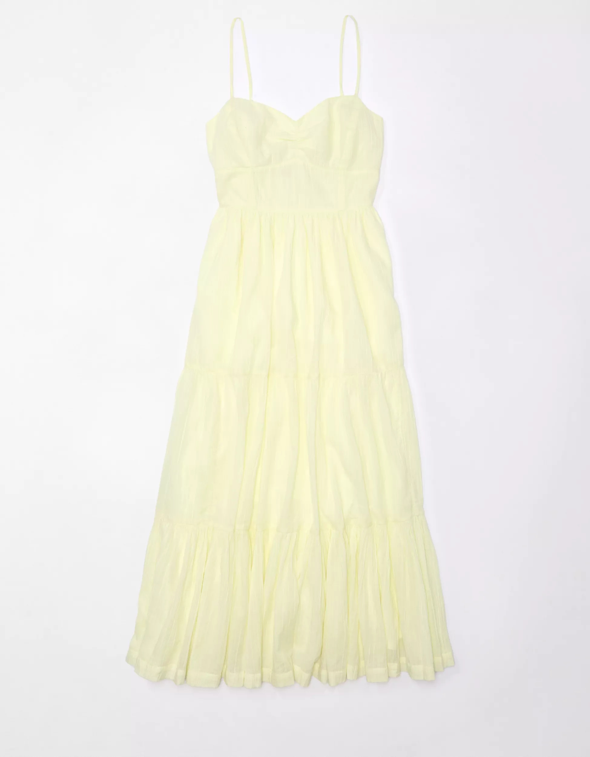 AE Tie Back Midi Dress | American Eagle Outfitters (US & CA)