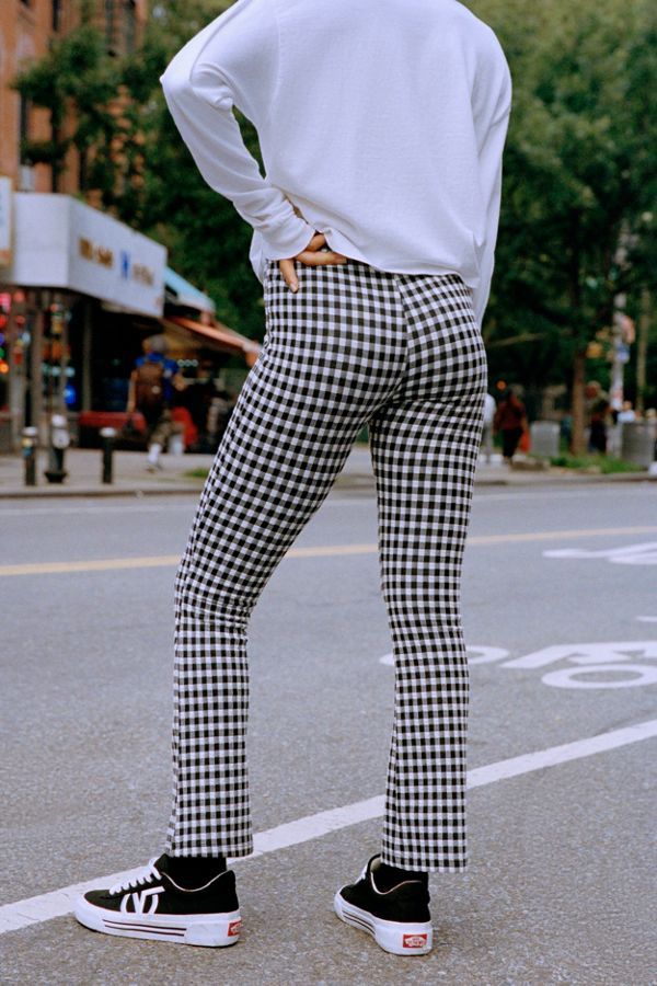 UO Casey Plaid Kick Flare Pant | Urban Outfitters (US and RoW)