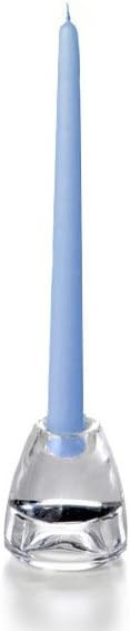 yummi Periwinkle Blue Taper Candles -10 inch - 12 per Pack | Amazon (US)