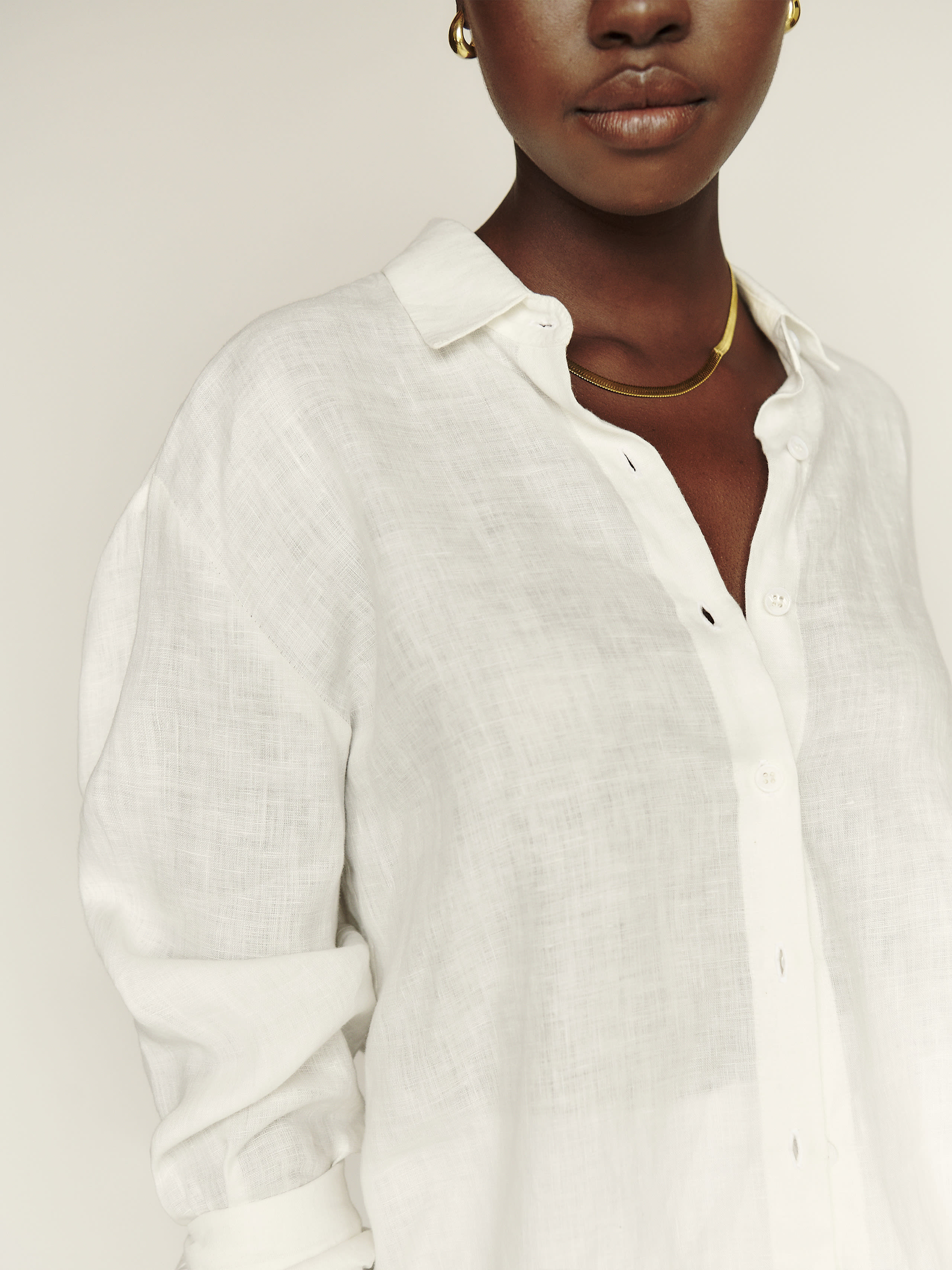 Preston Linen Top | Reformation (Global)