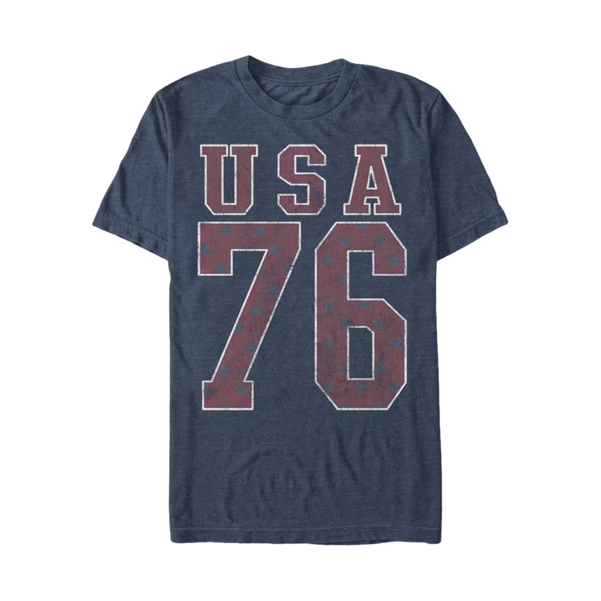 Men's Lost Gods Fourth of July  USA Number 76 T-Shirt | Target