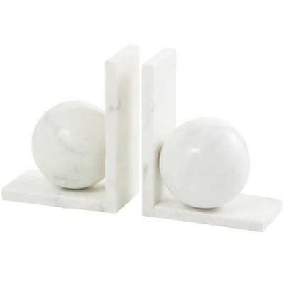 Orb Geometric Bookends | Wayfair North America