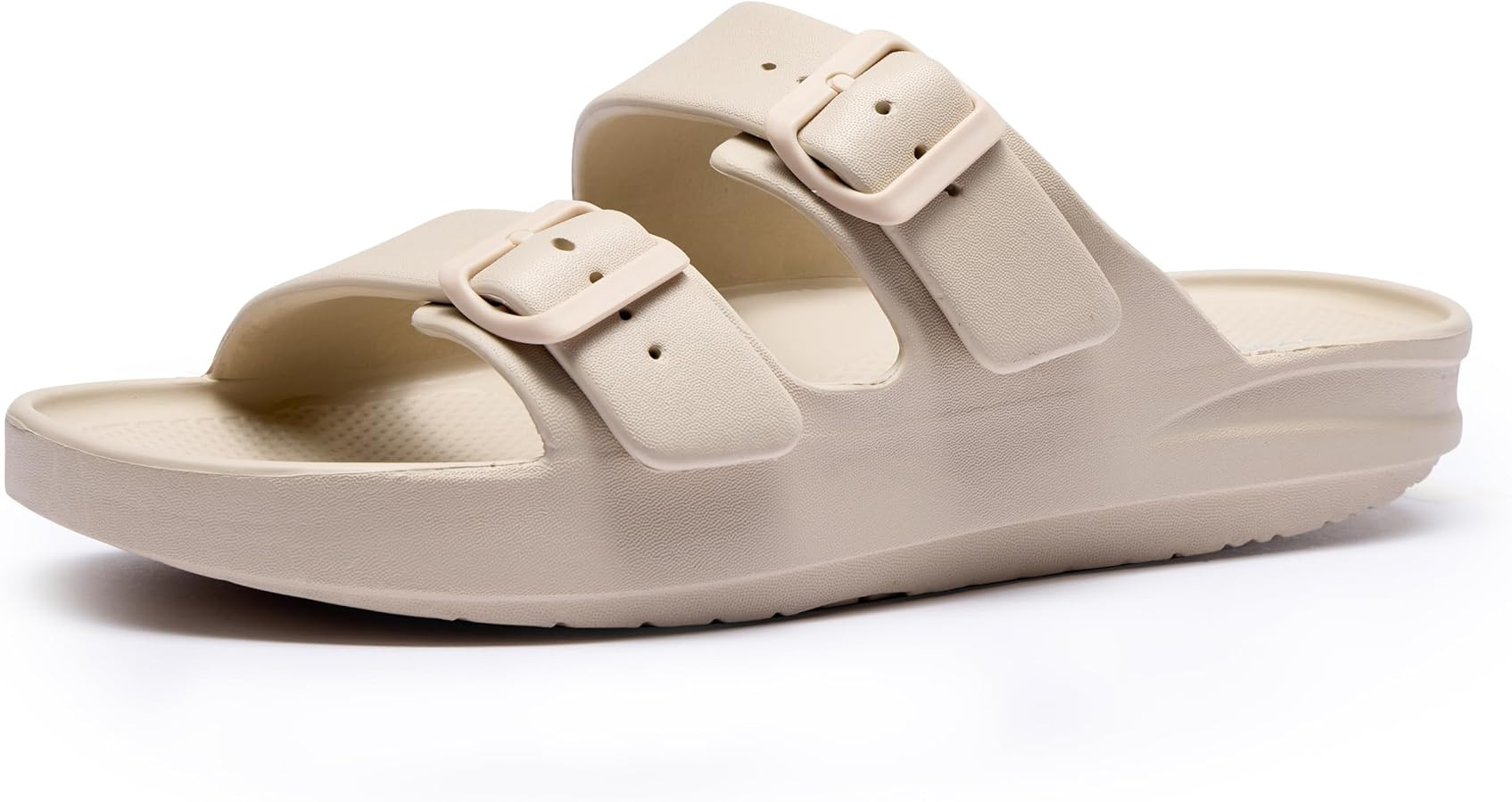 Slides for Women and Men Recovery Sandals with Arch Support Unisex Double Buckle Adjustable Cloud... | Amazon (US)
