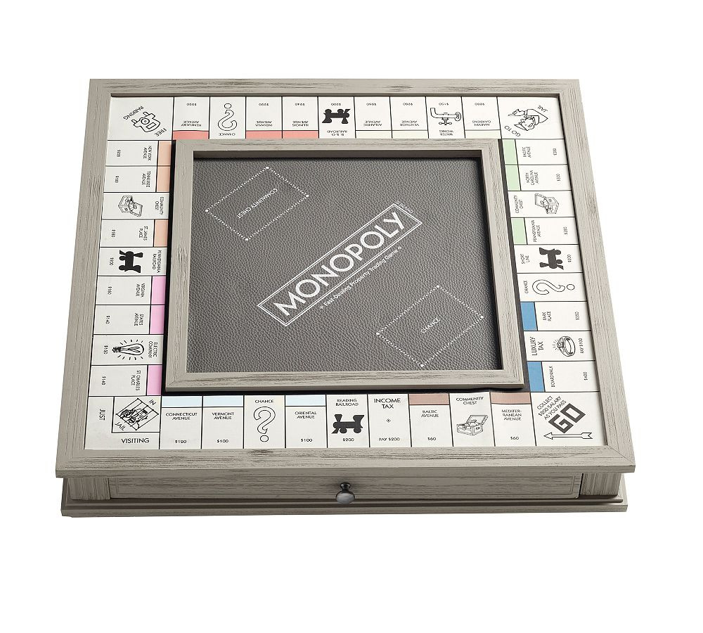 Wooden Monopoly Board Game - Luxury Edition | Pottery Barn (US)