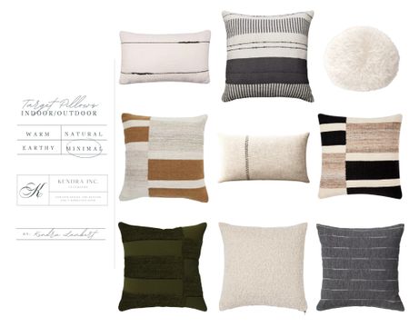 Target Pillows in an Earthy Monotone Clean palette. Indoor & Outdoor Pillows

 

#LTKFindsUnder50 #LTKSaleAlert #LTKHome