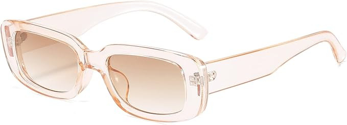 BUTABY Rectangle Sunglasses for Women Retro Driving Glasses 90’s Vintage Fashion Narrow Square ... | Amazon (US)