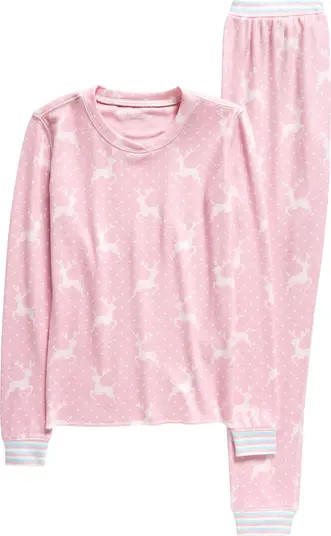 PJ Salvage Kids' Print Fitted Two-Piece Pajamas | Nordstrom | Nordstrom