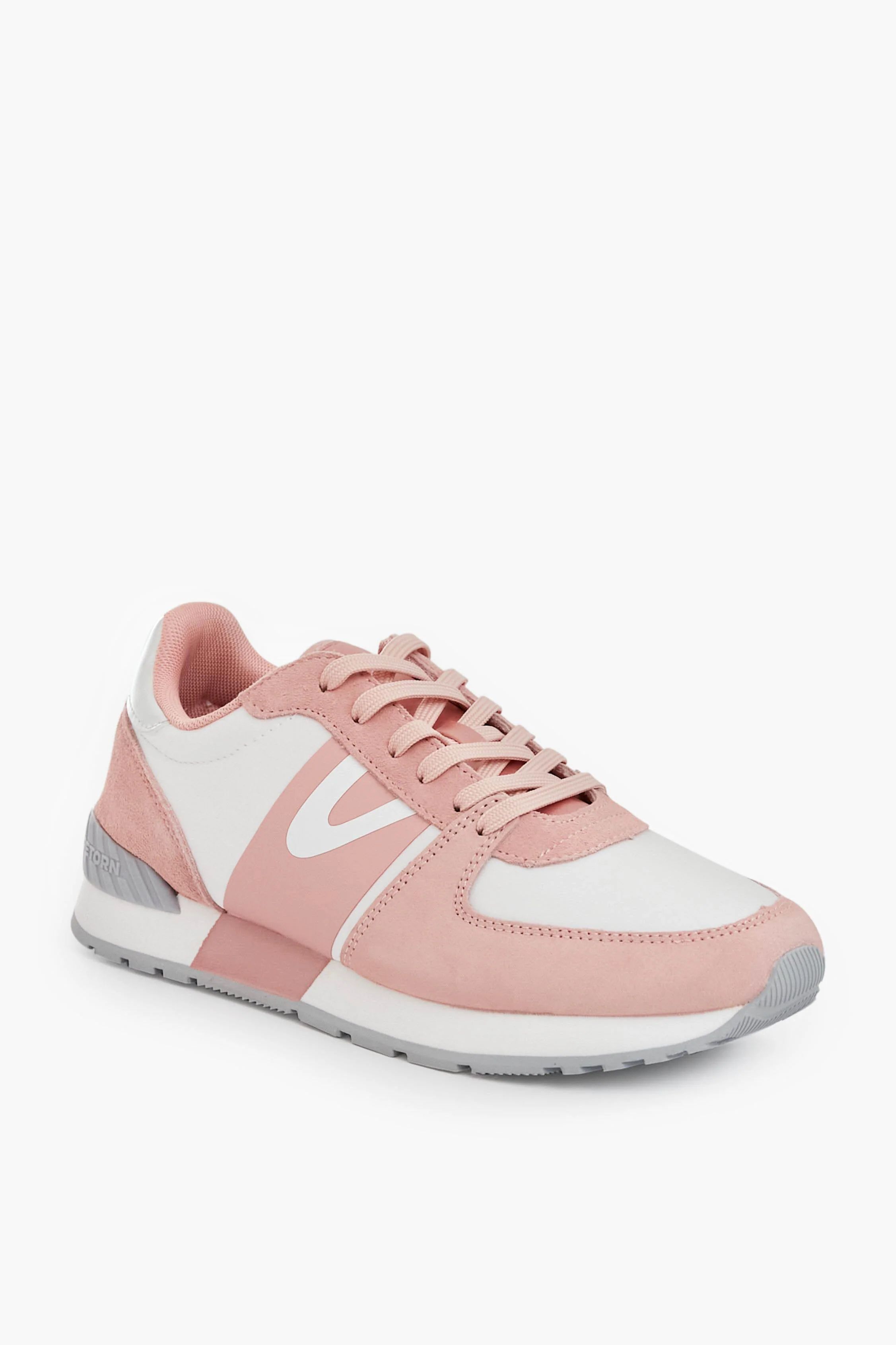 Women's Pink and Silver Loyola Sneakers | Tuckernuck (US)