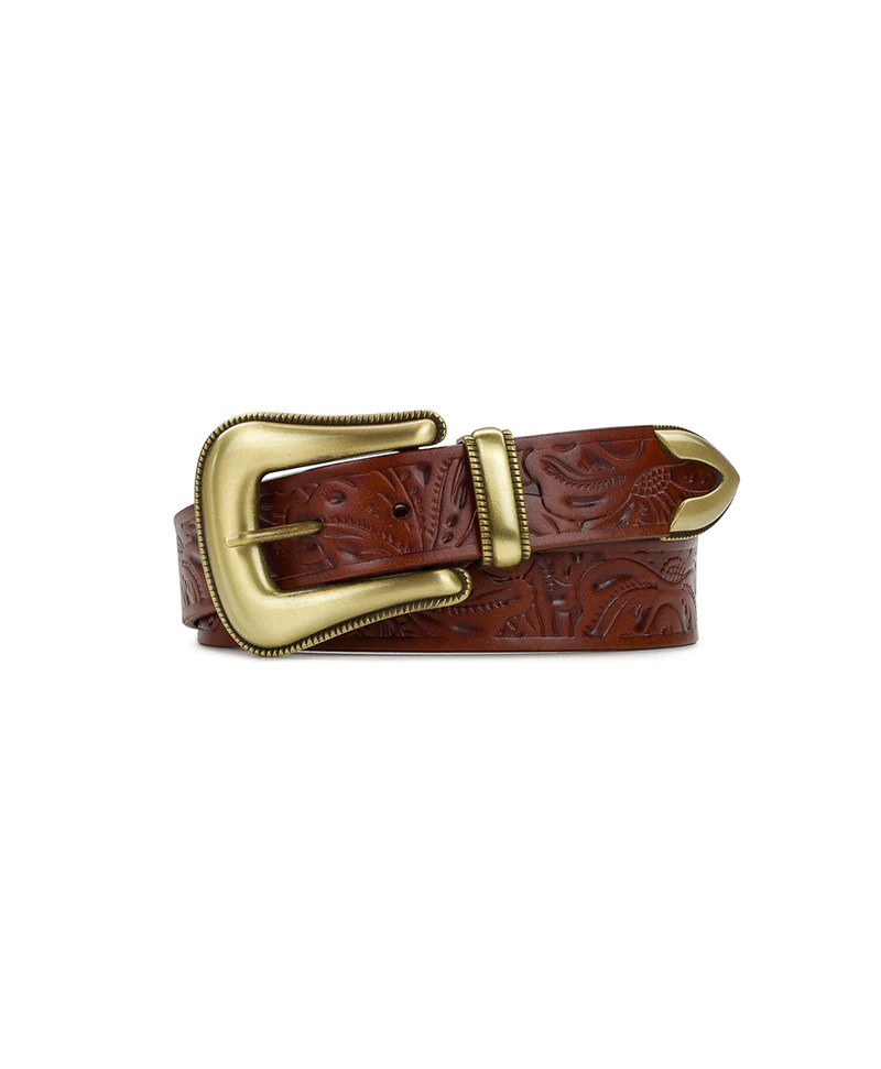 Rowan Belt - Tooled Toast | Patricia Nash Designs