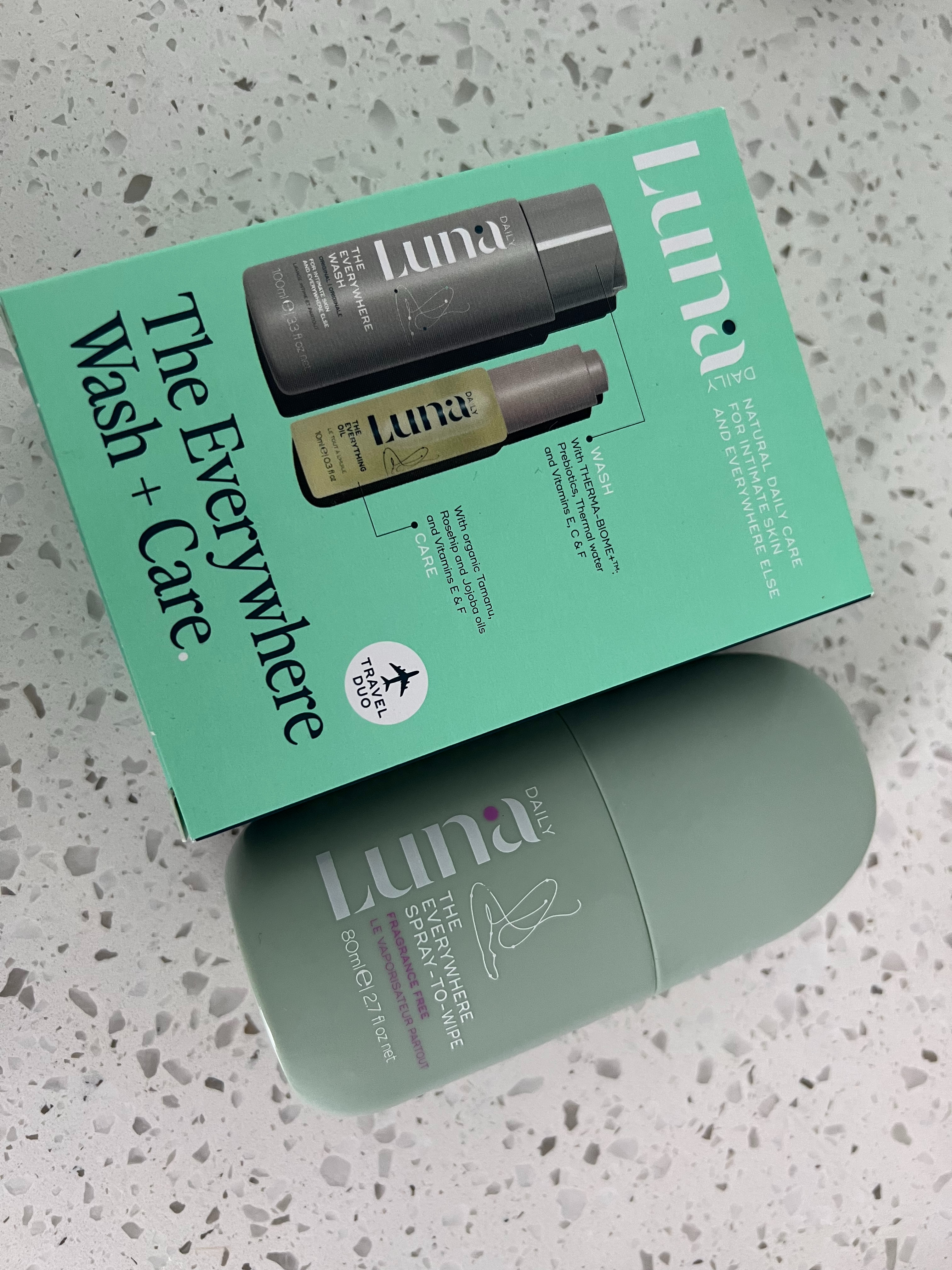 The Lipstick Lesbians told us to try this, so here we are with a few trial sizes purchased at during the Sephora Sale
The Luna Daily Wash + Care and Spray.  
#stylishteacherluxe #sephora #lunadaily #lipsticklesbians

 

#LTKStyleTip #LTKBeauty #LTKFindsUnder50