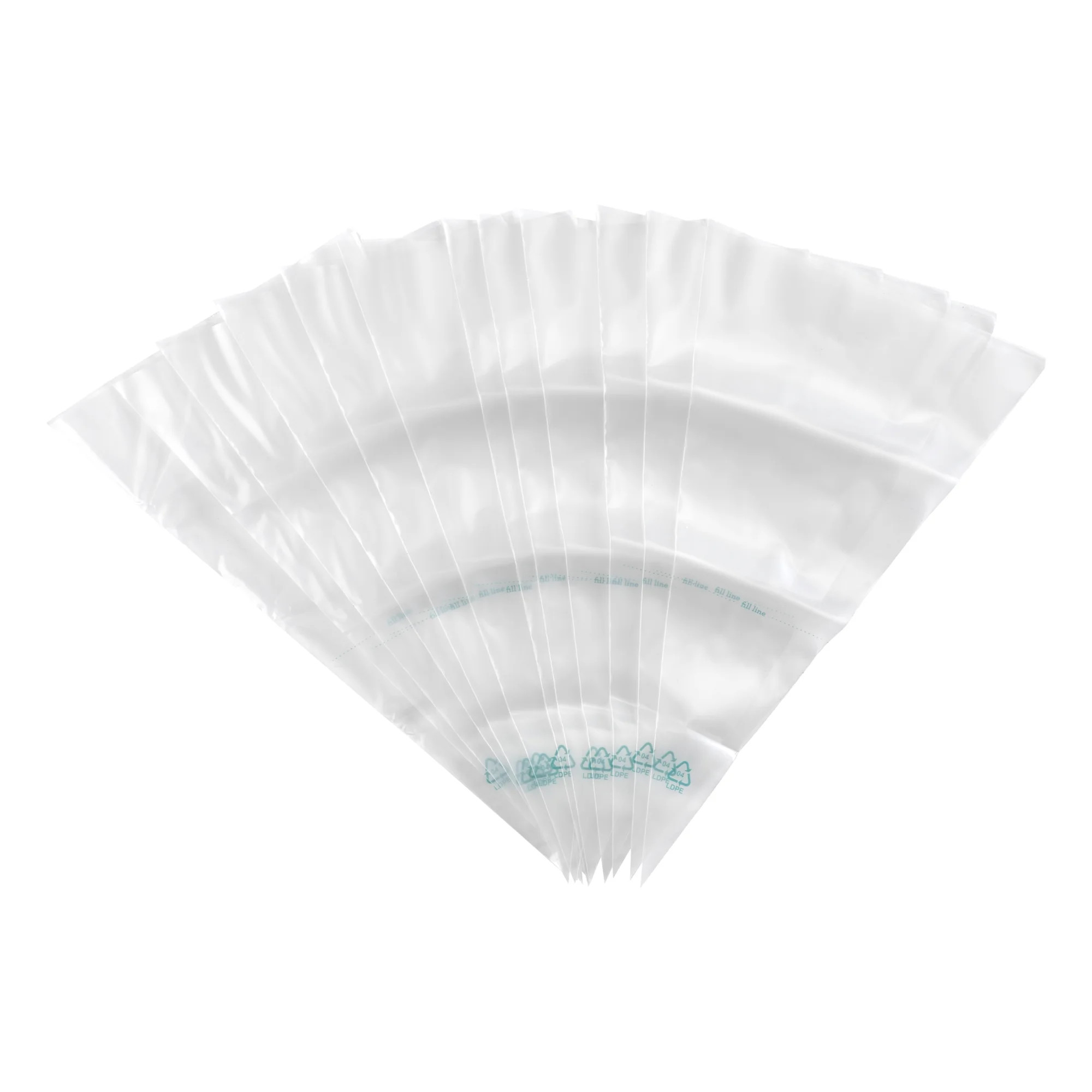 Way to Celebrate 12-Piece Standard 12" Disposable Icing Bag Set, Clear Plastic | Walmart (US)