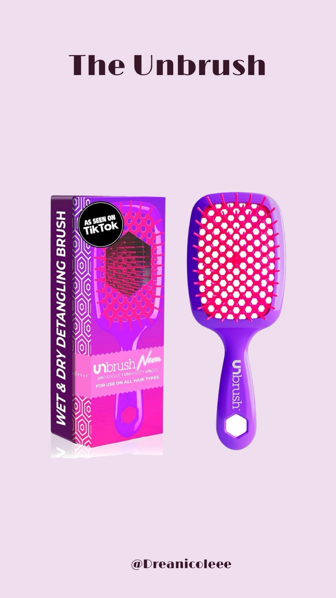 Y'all, I love this brush.. It makes detangling my hair so easy amd quick! Shedding is minimal also, Imma post a video showing how quick this brush derangement my hair this week. 

#LTKBeauty #LTKFindsUnder50