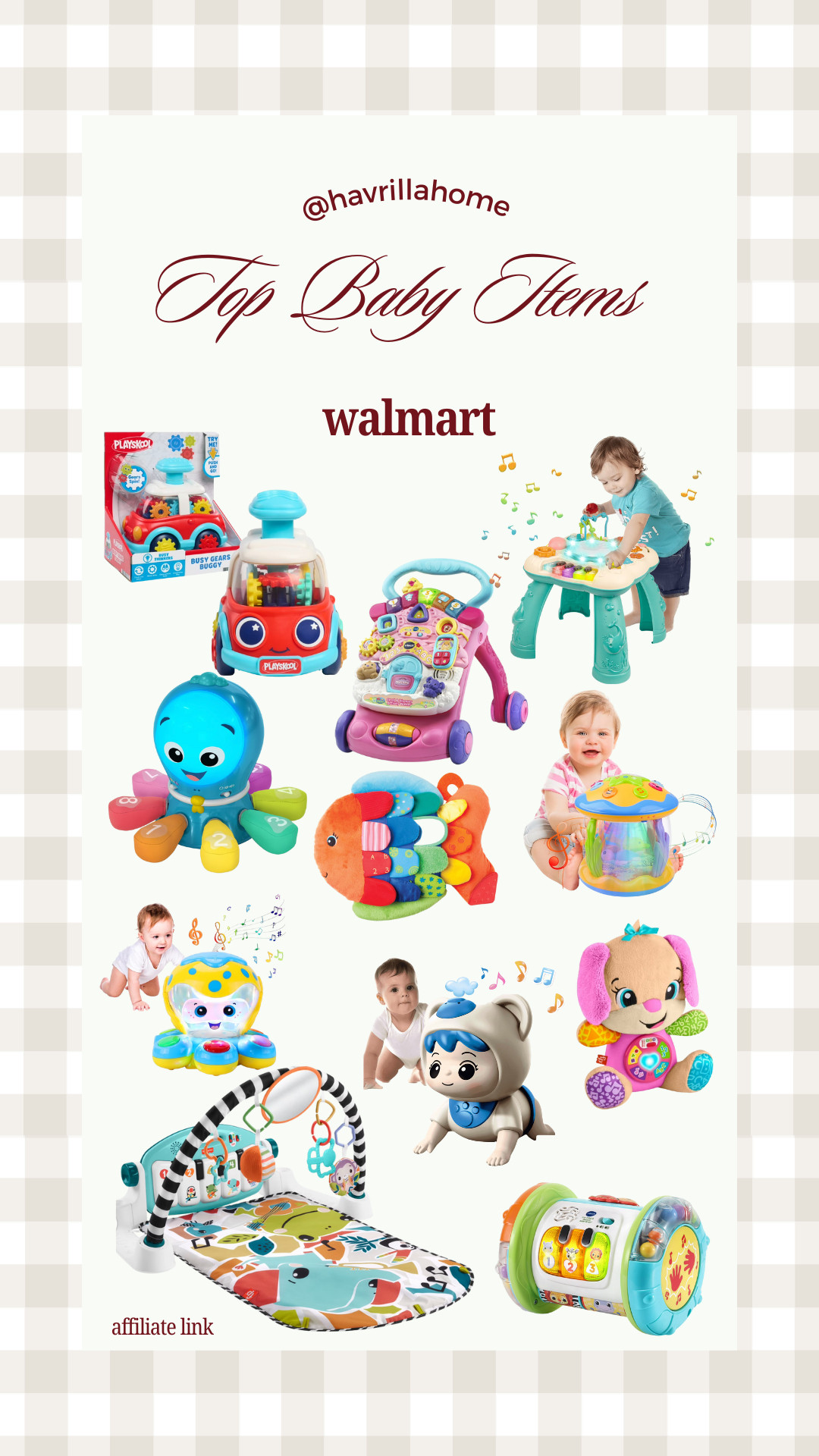 Walmart baby gifts, walmart baby toys, baby christmas gifts, infant learning toys, sensory toys baby, tummy time mat, baby walker toy, baby music toys, crawling toys baby, developmental toys baby, walmart baby deals, top baby items, baby play gym, baby stocking stuffers, motor skill toys baby.Follow @havrillahome on Instagram and Pinterest for more home decor inspiration, diy and affordable finds Holiday, christmas decor, home decor, living room, Candles, wreath, faux wreath, walmart, Target new arrivals, winter decor, spring decor, fall finds, studio mcgee x target, hearth and hand, magnolia, holiday decor, dining room decor, living room decor, affordable, affordable home decor, amazon, target, weekend deals, sale, on sale, pottery barn, kirklands, faux florals, rugs, furniture, couches, nightstands, end tables, lamps, art, wall art, etsy, pillows, blankets, bedding, throw pillows, look for less, floor mirror, kids decor, kids rooms, nursery decor, bar stools, counter stools, vase, pottery, budget, budget friendly, coffee table, dining chairs, cane, rattan, wood, white wash, amazon home, arch, bass hardware, vintage, new arrivals, back in stock, washable rug  

 

#LTKGiftGuide #LTKHoliday #LTKSeasonal