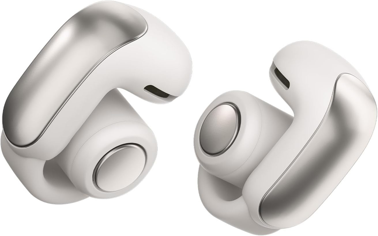 Bose Ultra Open Earbuds - Bluetooth Open Ear Earbuds with OpenAudio for Awareness, Clip-On Design for Comfort, Water Resistant, Up to 48 Hrs of Playtime, White Smoke | Amazon (US)